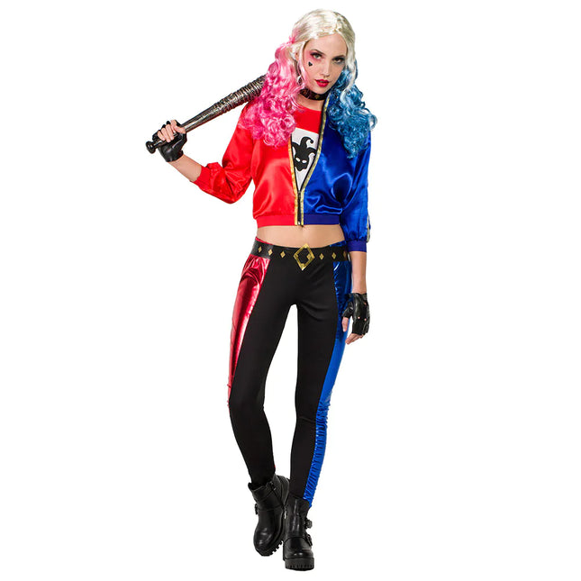 Costume Harley Quinn Bleu Rouge Dames