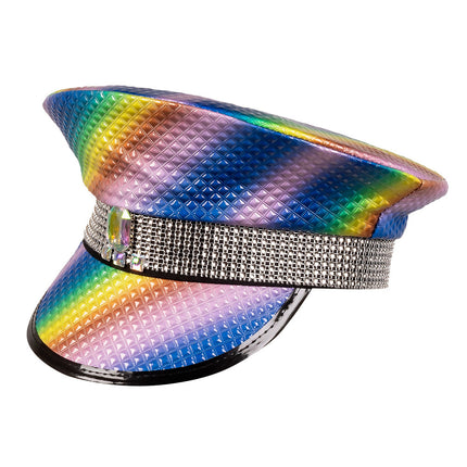 Casquette à paillettes Multicolore