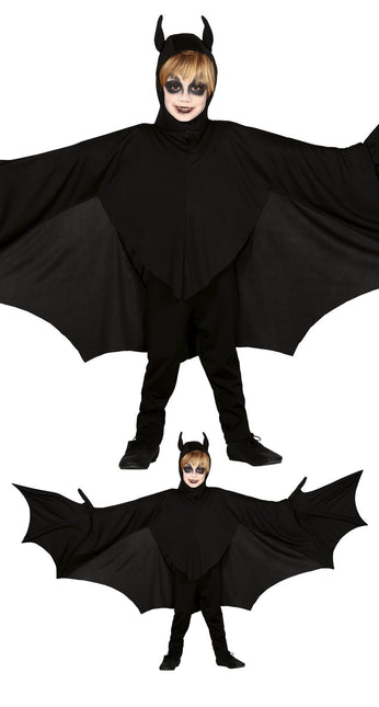 Costume d'Halloween Chauve-Souris Enfant Noir 7/9 ans