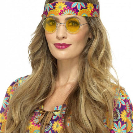 Lunettes Hippie Jaunes