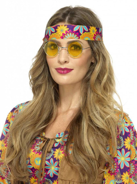 Lunettes Hippie Jaunes