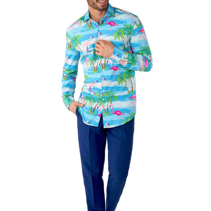 Chemise Hawaii Flamingo Hommes OppoSuits