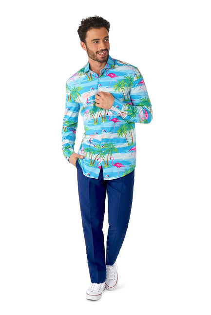 Chemise Hawaii Flamingo Hommes OppoSuits