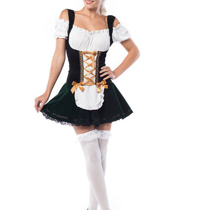 Robe Dirndl Oktoberfest Boucles d'or