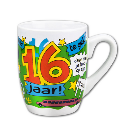 Mug 16 ans 12cm