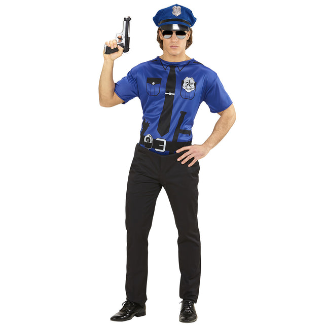 Chemise de police pour hommes