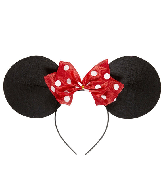 Bandeau à cheveux Minnie Mouse Noir Rouge