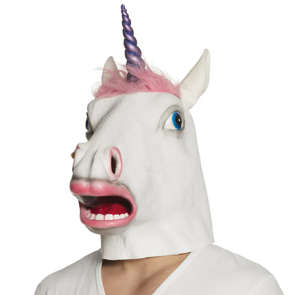 Masque de licorne en latex