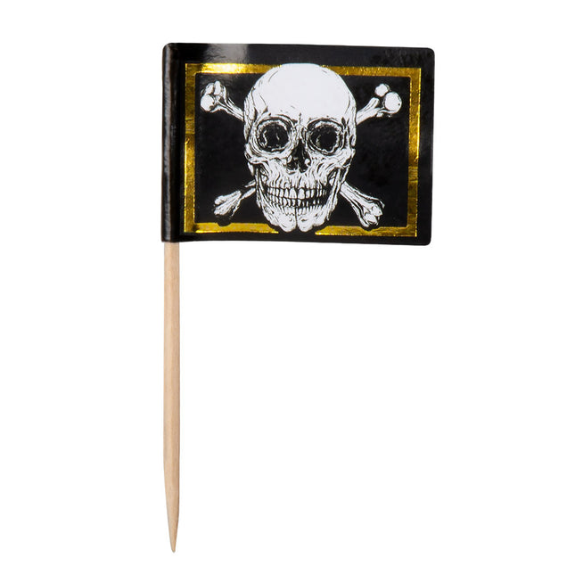 Pique drapeau pirate 7cm 24pcs