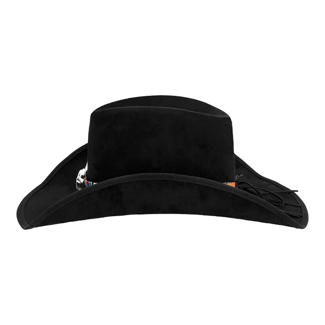 Chapeau de cow-boy noir Luxe