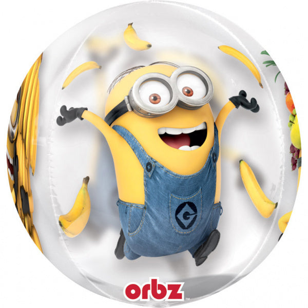 Ballon de baudruche à l'hélium Minions 40cm vide