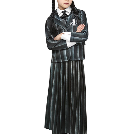 Costume d'Halloween Mercredi Addams Enfant