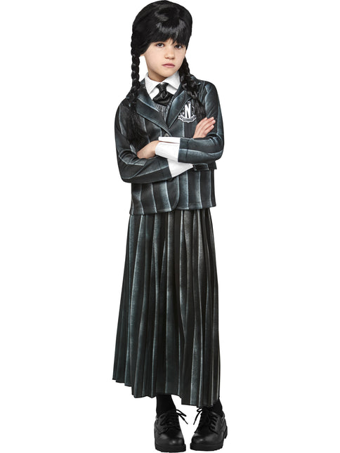 Costume d'Halloween Mercredi Addams Enfant