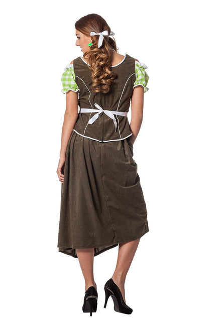 Robe Dirndl verte Oktoberfest Ladies