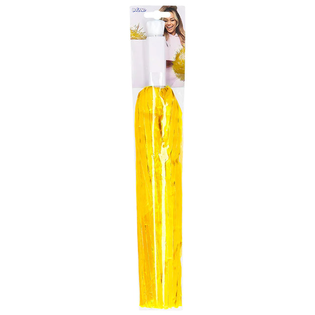 Pompom jaune 34cm