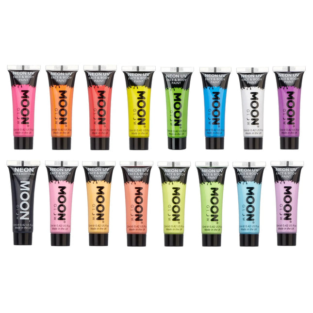 Moon Glow Pastel Neon UV Face Paint Pastel Orange 12ml