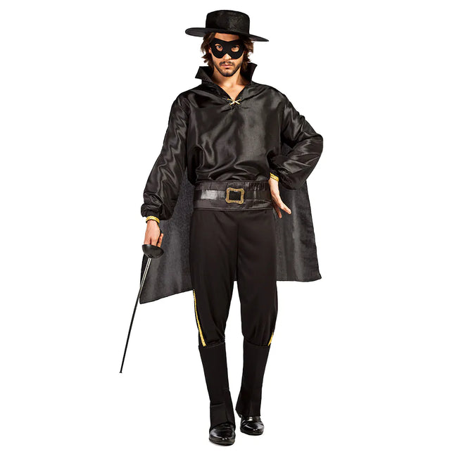 Costume de Zorro Homme noir