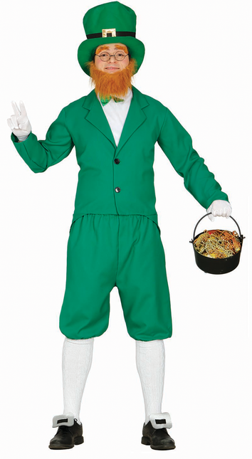 Costume de la St Patrick Gnome vert pour homme