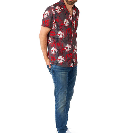 Chemise Vendredi 13 Manches courtes Hommes OppoSuits