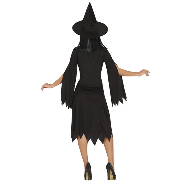 Robe de sorcière noire pour dames