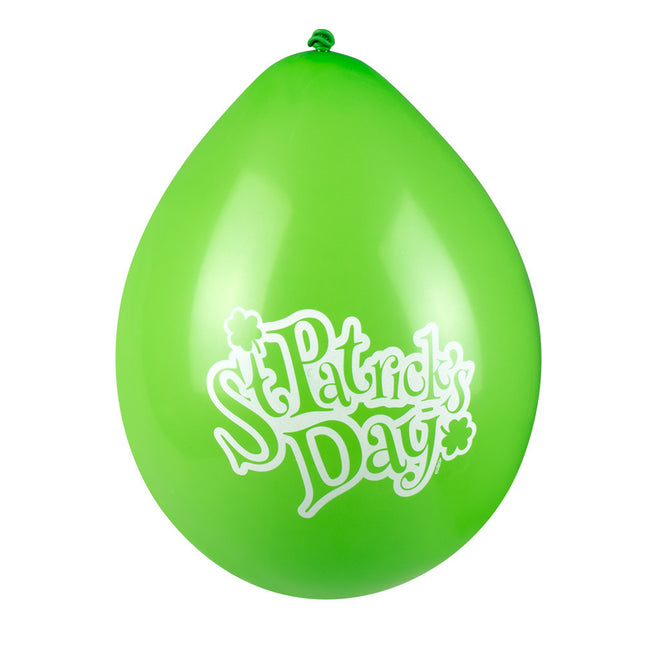 St. Patrick's Day Balloons Latex Double face 25cm 6pcs