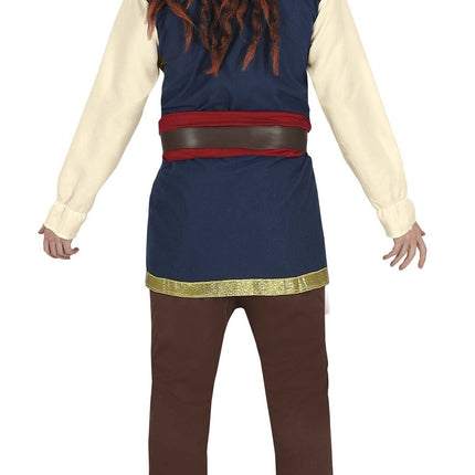 Costume de pirate homme avec ceinture