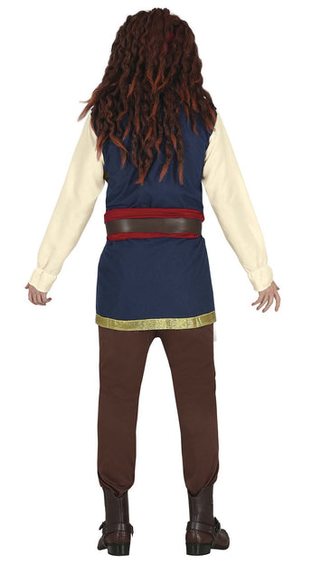 Costume de pirate homme avec ceinture