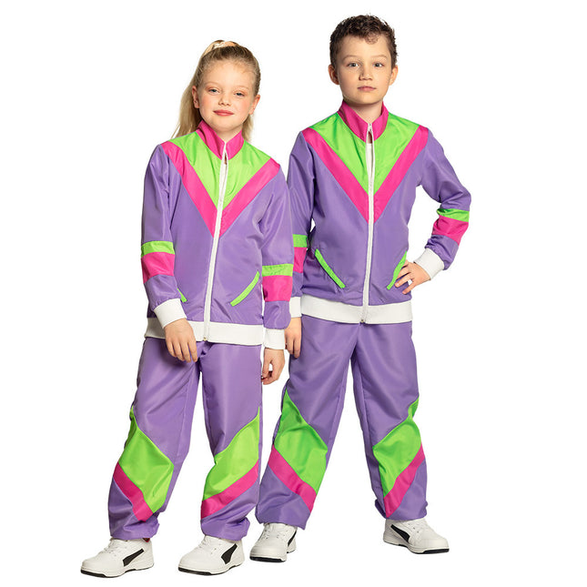 Tracksuit Faulty Child Purple