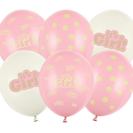 Ballons It's A Girl 30cm 6pcs