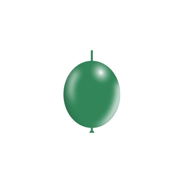 Ballons boutons vert foncé 15cm 100pcs