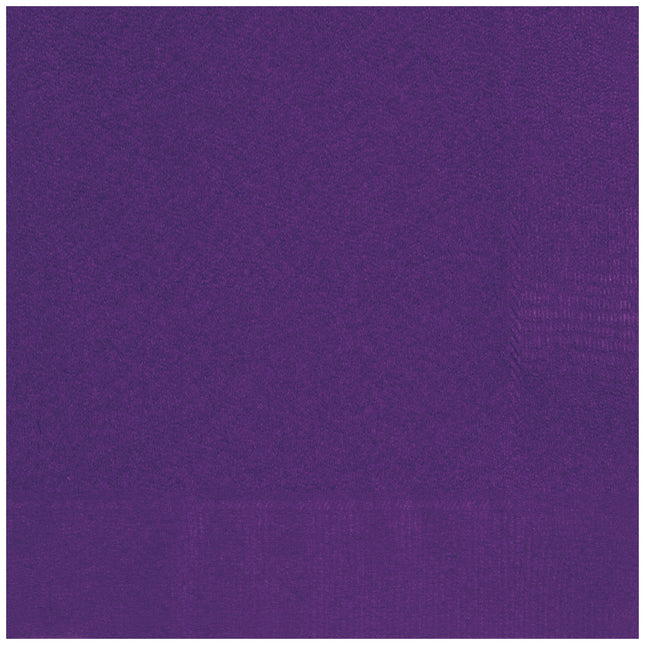 Serviettes de table Deep Purple, 20ct