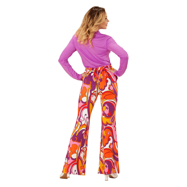 Pantalon Disco 70S Coloured Ladies