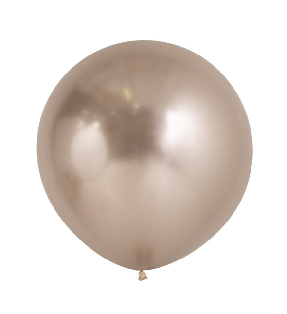 Ballons Reflex Champagne 61cm 3pcs