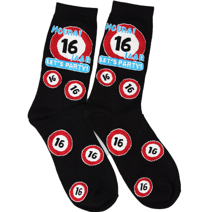 Chaussettes rigolotes 16 ans 1 paire