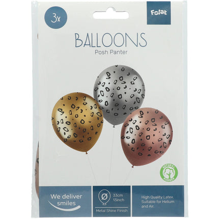 Ballons Panthère 33cm 3pcs