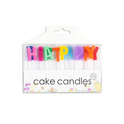 Bougies d'anniversaire Happy Birthday 2.5cm