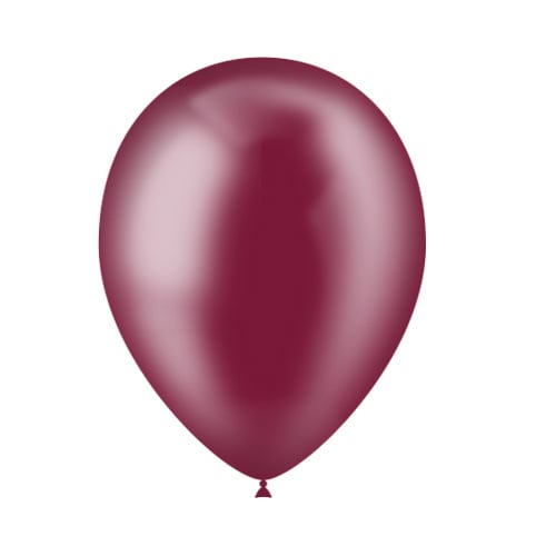 Ballons rouge bordeaux transparents 25cm 50pcs