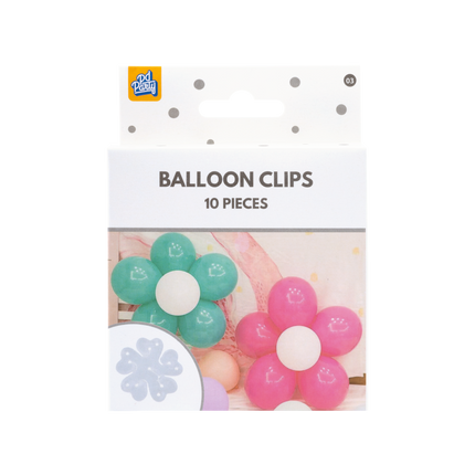 Clips de ballons blancs