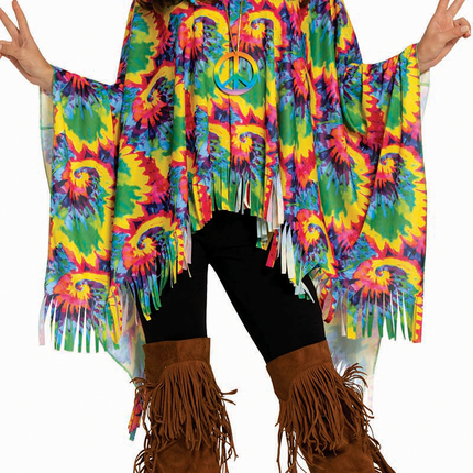 Hippie Poncho Costume M