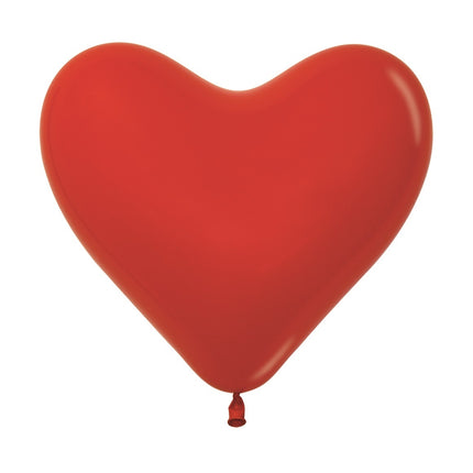 Ballons de baudruche coeur rouge 30cm 50pcs