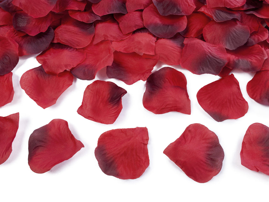 Pétales de roses rouges Deluxe 100pcs