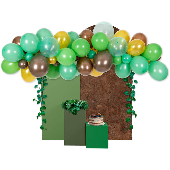 Arche de ballons de la jungle