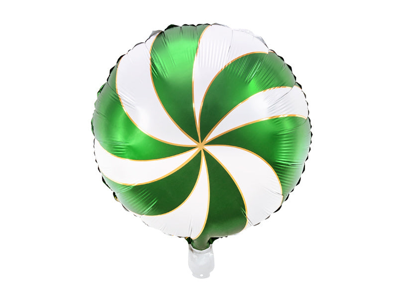 Ballon à l'hélium vert bonbon vide 35cm