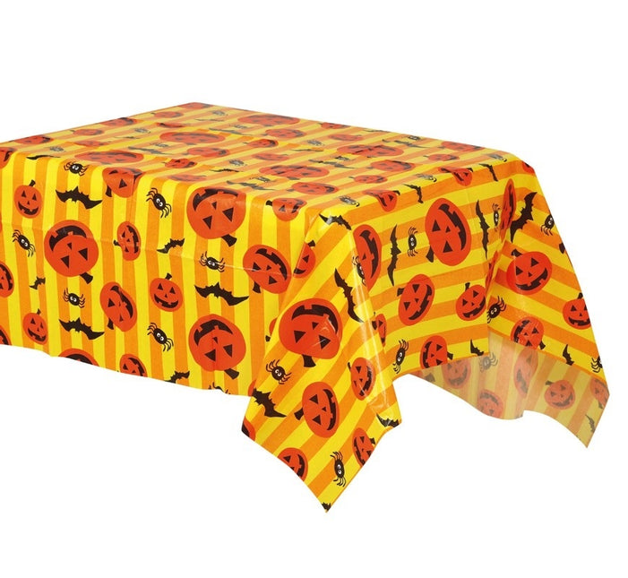 Nappe d'Halloween en forme de citrouille 2.74m