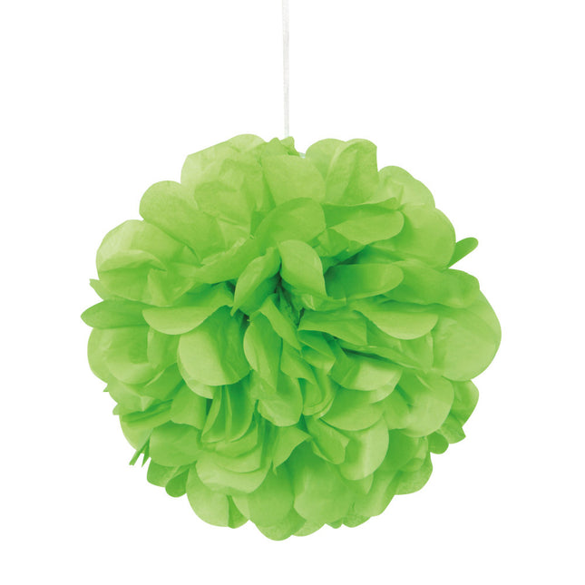 Pompon Vert Citron Vert 20cm 3pcs