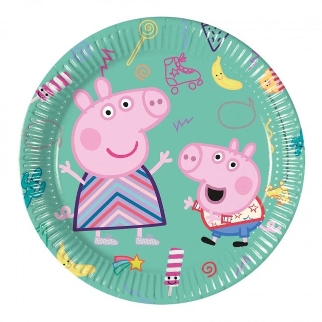 Assiettes Peppa Pig 20cm 8pcs