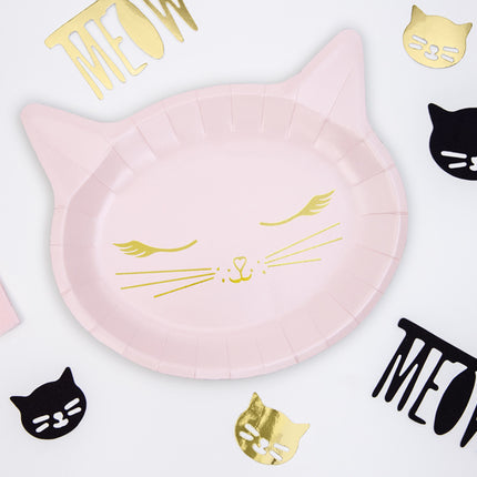 Assiettes Chat 22cm 6pcs