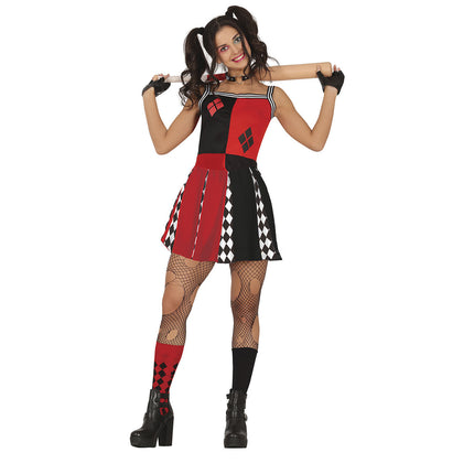 Harkaline Costume d'Halloween Cheerleader femme