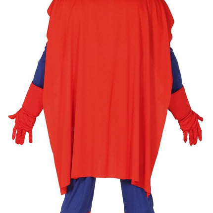 Costume de super-héros Bleu Rouge