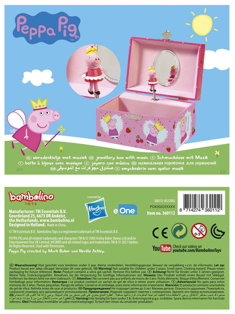 Boîte à bijoux Peppa Pig avec musique